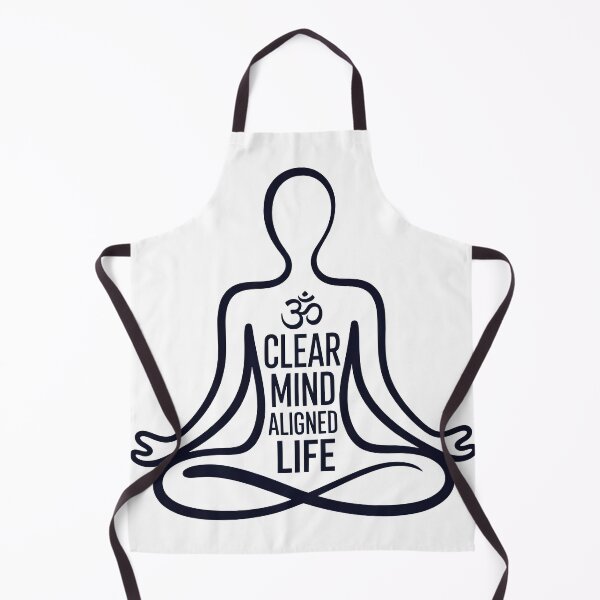 Item preview, Clear Mind Aligned Life Om Lotus Pose Art for Stress Relief designed and sold by 108stillness.