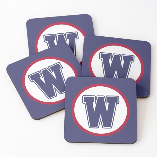 Item preview, Alphabet Letter W Circle US Colors designed and sold by Jeallan Designs.