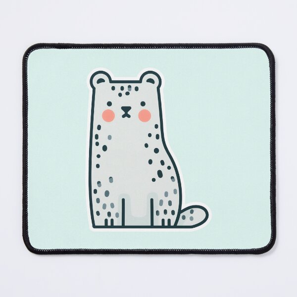 Item preview, Unimpressed Snow Leopard designed and sold by ornski.