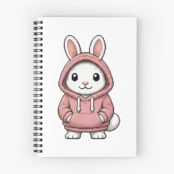 Item preview, Pixel Hoodie Bunny – Cute Retro Pixel Style designed and sold by Icareis-Studios.