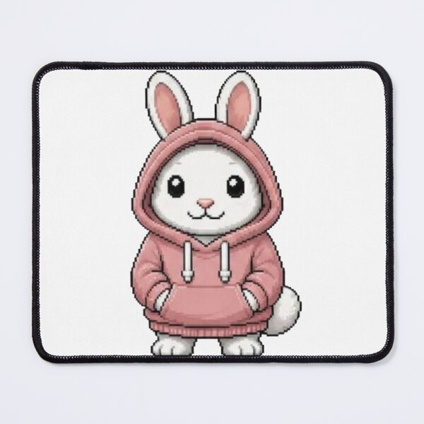 Item preview, Pixel Hoodie Bunny – Cute Retro Pixel Style designed and sold by Icareis-Studios.