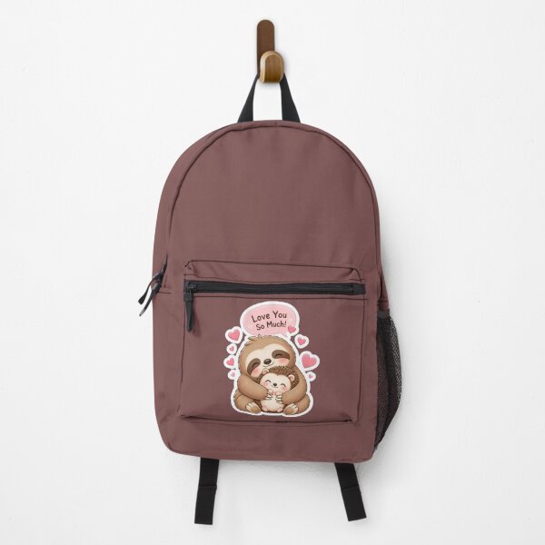 Artikelvorschau, Ich liebe dich so sehr, süßes Faultier entworfen und verkauft von Mkwowshop.