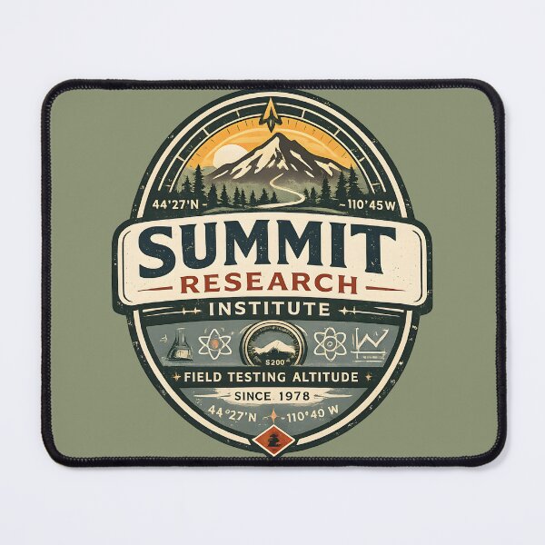 Item preview, Summit Research Institute Vintage Outdoor Badge designed and sold by Lizavelle.