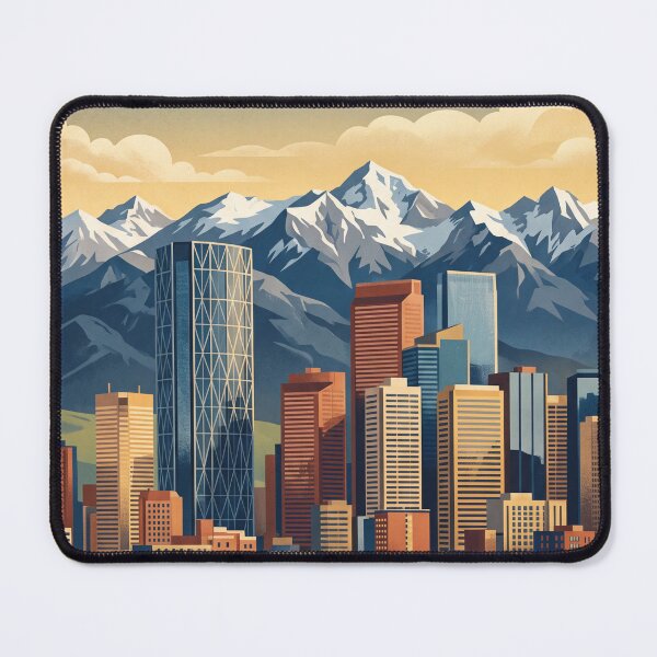 Item preview, Calgary Canada Vintage Travel Poster – Gateway to the Canadian Rockies designed and sold by Bomax121.