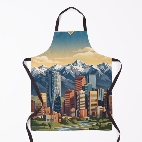 Item preview, Calgary Canada Vintage Travel Poster – Gateway to the Canadian Rockies designed and sold by Bomax121.