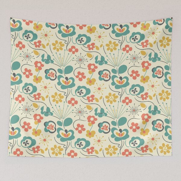 Item preview, modern floral pattern designed and sold by Ruchi73.