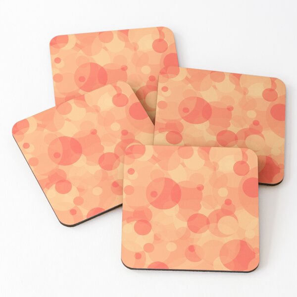Item preview, Colorful Bubble Tiles Peach & Pink designed and sold by TackyTime.