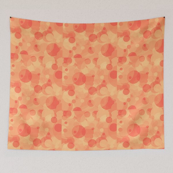Item preview, Colorful Bubble Tiles Peach & Pink designed and sold by TackyTime.