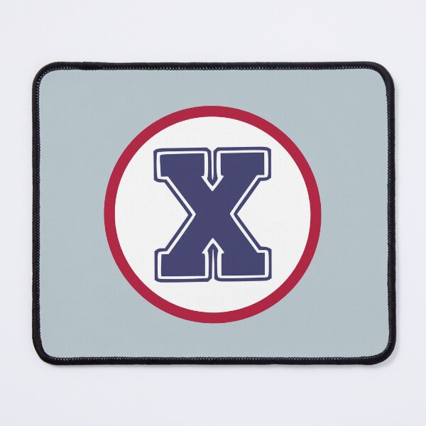 Item preview, Alphabet Letter X Circle US Colors designed and sold by Jeallan Designs.