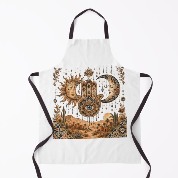 Item preview, Boho Hamsa Moon Mandala Desert Aesthetic T-Shirt Stickers designed and sold by Sunday.Supply.