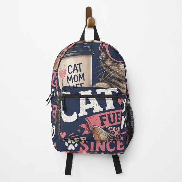 Item preview, Cat Mom Fueled By Coffee Cats And Chaos Funny Tabby Cat Lover Design designed and sold by Igrowlab254.