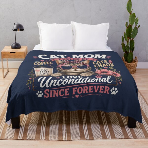 Item preview, Cat Mom Fueled By Coffee Cats And Chaos Funny Tabby Cat Lover Design designed and sold by Igrowlab254.