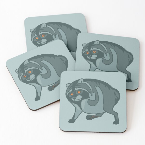 Item preview, Jimothy, the Hunchback Raccoon, handpainted picture designed and sold by AK-Hevonen.