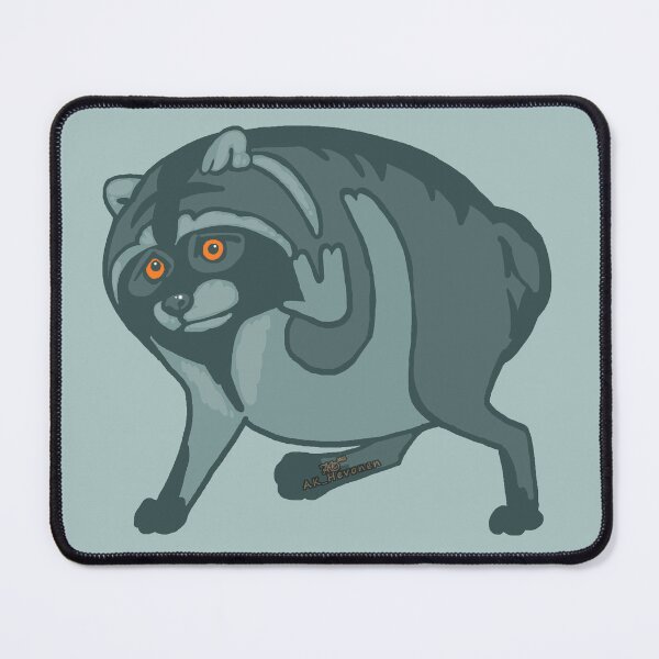 Item preview, Jimothy, the Hunchback Raccoon, handpainted picture designed and sold by AK-Hevonen.