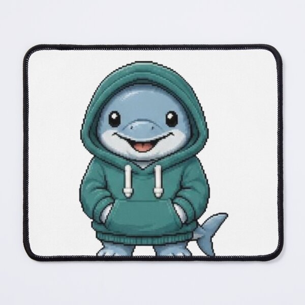 Item preview, Pixel Hoodie Dolphin – Retro Ocean Pixel Style designed and sold by Icareis-Studios.