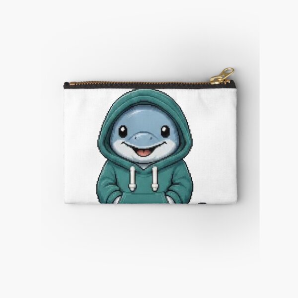 Item preview, Pixel Hoodie Dolphin – Retro Ocean Pixel Style designed and sold by Icareis-Studios.