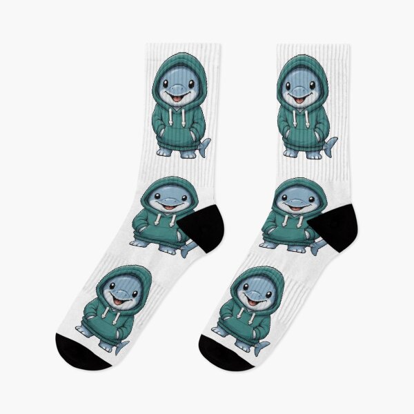 Item preview, Pixel Hoodie Dolphin – Retro Ocean Pixel Style designed and sold by Icareis-Studios.