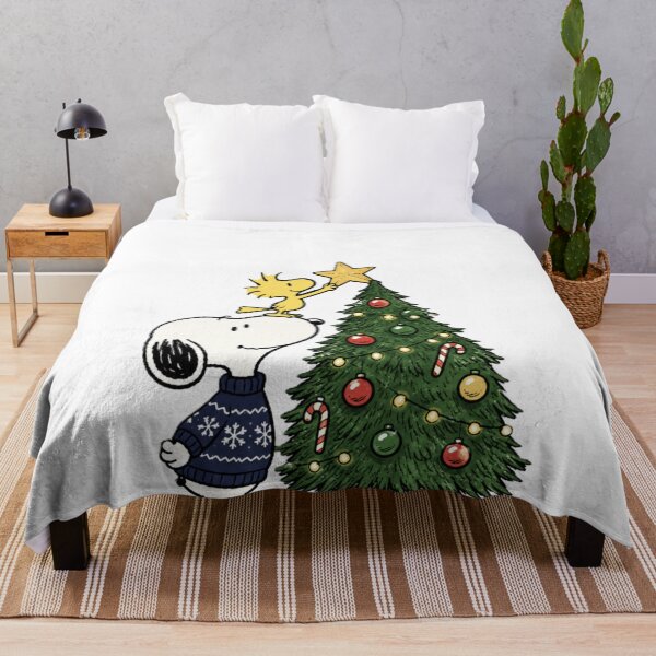 Item preview,  Christmas Tree Decorating With Snoopy and Woodstock. designed and sold by Roniya George.