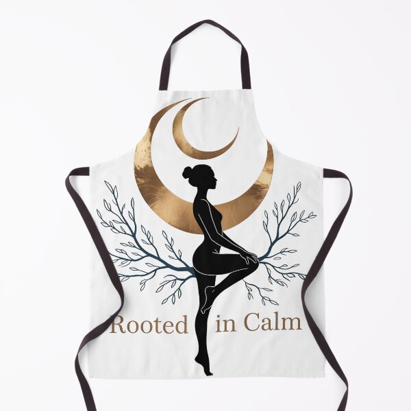 Item preview, Rooted in Calm Tree Pose Moonlit Silhouette for Mindful Living designed and sold by 108stillness.