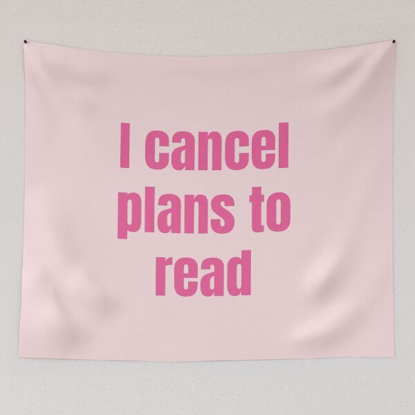 Item preview, I cancel plans to read funny book lovers quotes / introvert reading humor2  designed and sold by Creations by lyne.