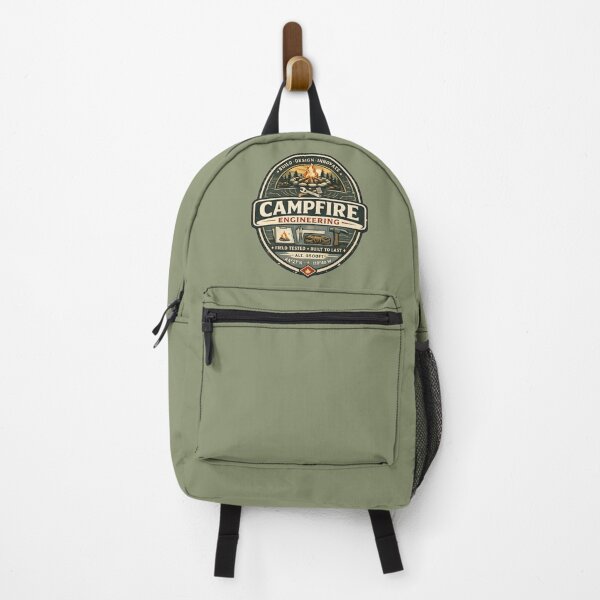 Item preview, Campfire Engineering Vintage Outdoor Badge designed and sold by Lizavelle.