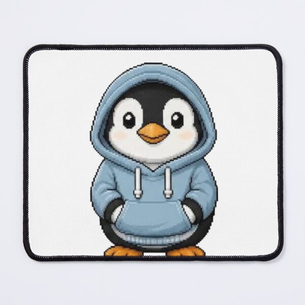 Item preview, Pixel Hoodie Penguin – Retro Pixel Gamer Style designed and sold by Icareis-Studios.