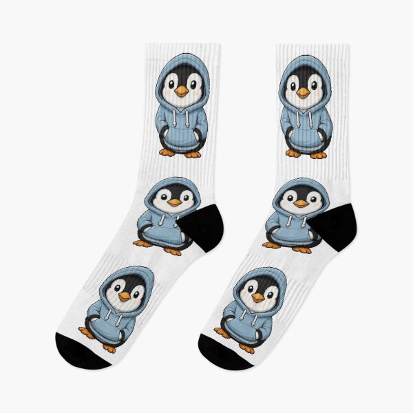 Item preview, Pixel Hoodie Penguin – Retro Pixel Gamer Style designed and sold by Icareis-Studios.