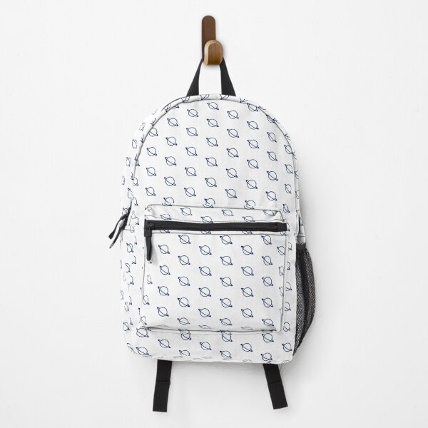 Item preview, Minimalist Navy Blue Saturn Ringed Planet Silhouette Graphic designed and sold by pattern-archive.