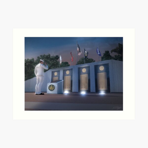 EOD Memorial Art Print