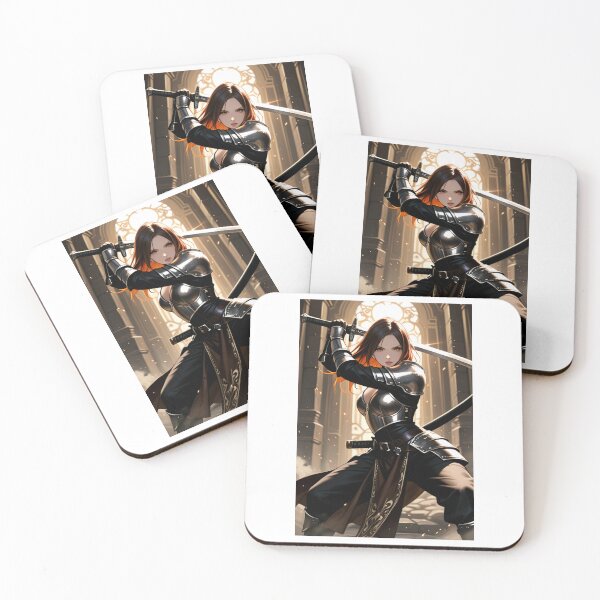 Item preview, Art - Fantasy Character, Epic Portrait of a Female Fighter designed and sold by AnimeShin.