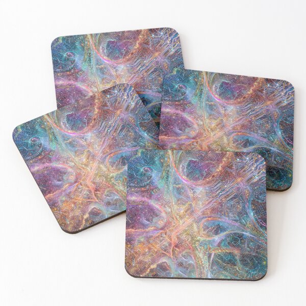 Item preview, Abstract Glowing Digital Neural Network and Cosmic Circuitry designed and sold by ThaCriações.