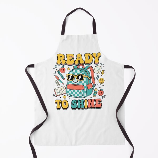 Item preview, Ready to Shine Backpack | Cute Checkerboard School Graphic Tee | Y2K Kawaii Back to School Shirt designed and sold by QueenStore-USA.