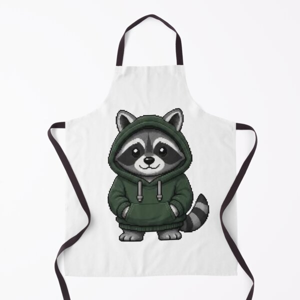 Item preview, Pixel Hoodie Raccoon – Retro Pixel Gamer Style designed and sold by Icareis-Studios.