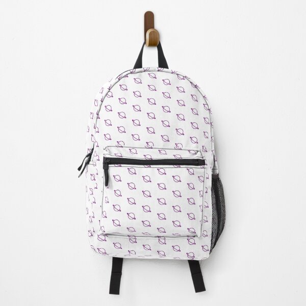 Item preview, Minimalist Purple Saturn Ringed Planet Silhouette Graphic designed and sold by pattern-archive.