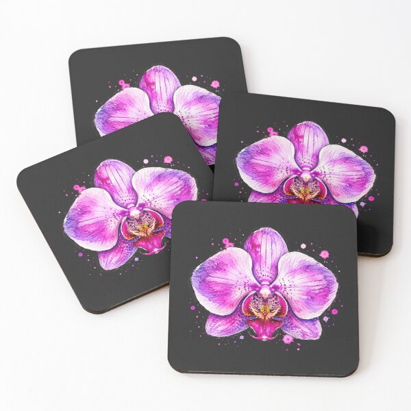 Item preview, Orchid Watercolor Art – Elegant Botanical Floral Illustration designed and sold by ColorSplash123.