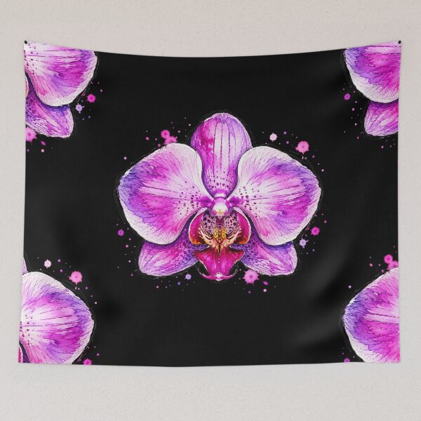 Item preview, Orchid Watercolor Art – Elegant Botanical Floral Illustration designed and sold by ColorSplash123.