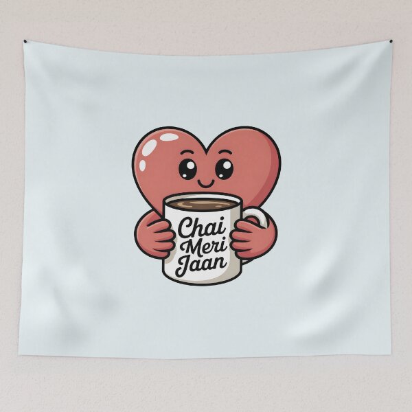 Item preview, Chai Meri Jaan – Cute Desi Tea Lover Quote Design designed and sold by Swati Art Shop.