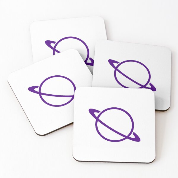 Item preview, Minimalist Dark Purple Saturn Ringed Planet Silhouette Graphic designed and sold by pattern-archive.