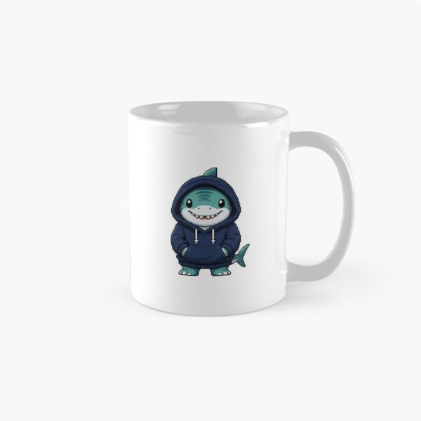 Item preview, Pixel Hoodie Shark – Retro Pixel Gamer Style designed and sold by Icareis-Studios.