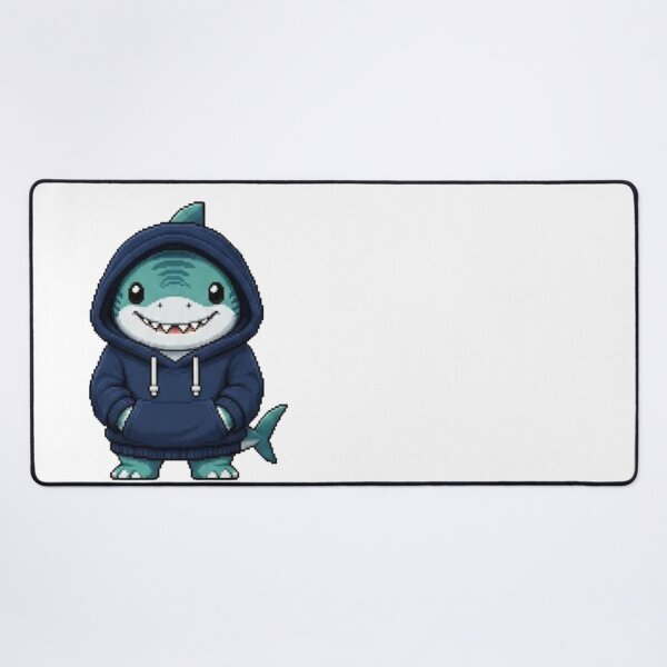 Item preview, Pixel Hoodie Shark – Retro Pixel Gamer Style designed and sold by Icareis-Studios.