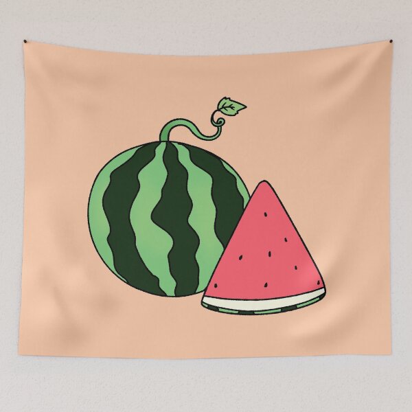 Item preview, Cute Watermelon and Slice Summer Fruit designed and sold by ubborn.