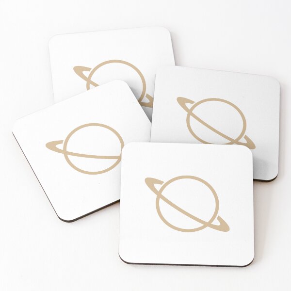 Item preview, Minimalist Tan Saturn Ringed Planet Silhouette Graphic designed and sold by pattern-archive.