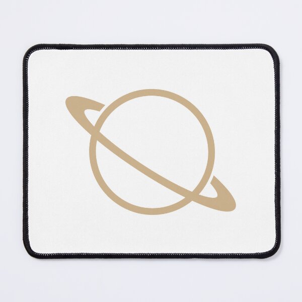 Item preview, Minimalist Tan Saturn Ringed Planet Silhouette Graphic designed and sold by pattern-archive.