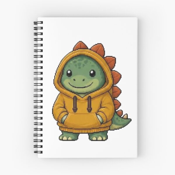 Item preview, Pixel Hoodie Stegosaurus – Retro Pixel Dino Style designed and sold by Icareis-Studios.