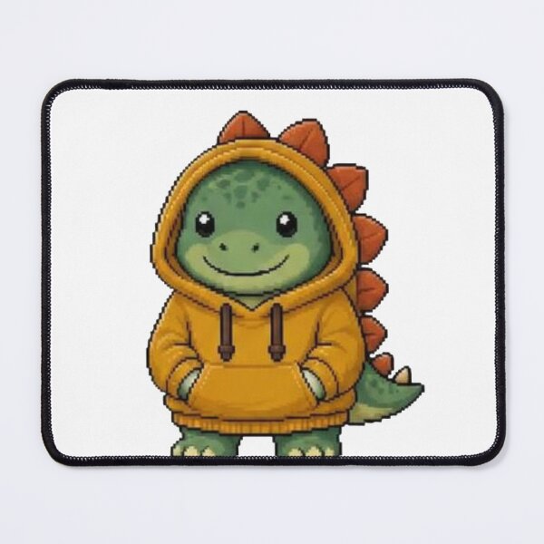 Item preview, Pixel Hoodie Stegosaurus – Retro Pixel Dino Style designed and sold by Icareis-Studios.