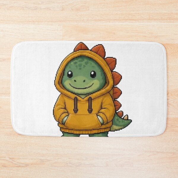 Item preview, Pixel Hoodie Stegosaurus – Retro Pixel Dino Style designed and sold by Icareis-Studios.