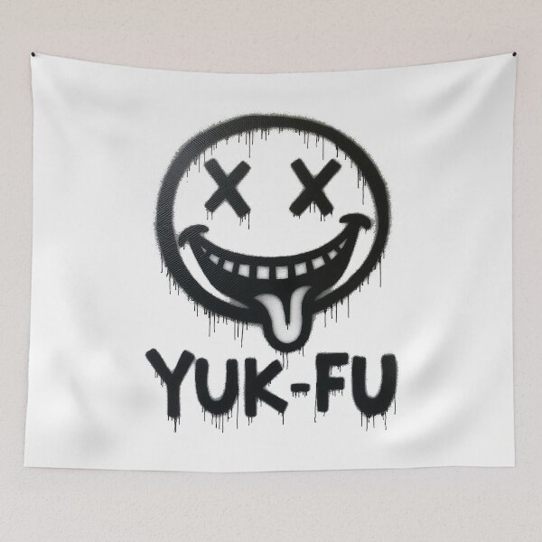 Item preview, Yuk Fu Funny Smiley Face designed and sold by GaffaDesigns.