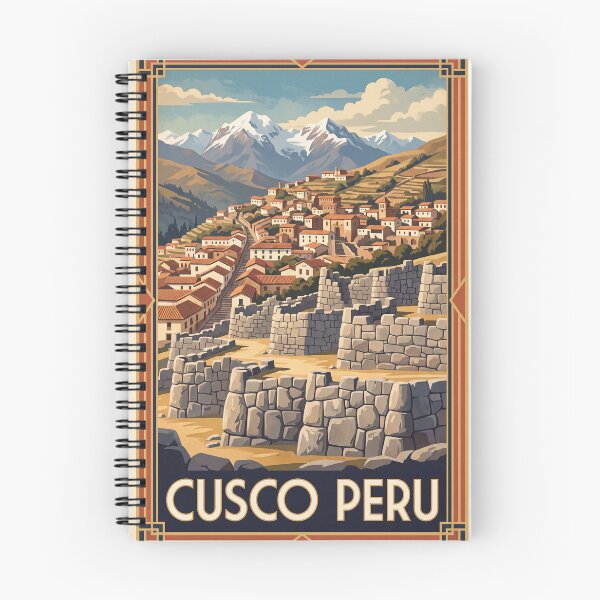 Item preview, Cusco Peru Vintage Travel Poster – Sacsayhuamán Inca Ruins Art designed and sold by Bomax121.