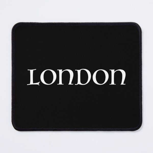 Item preview, London old medieval style text (White) designed and sold by STUDIO-72.