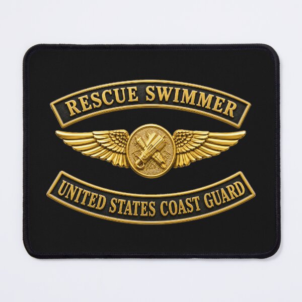 Item preview, USCG - Aviation Rescue Swimmer w txt - 3D - Enhanced designed and sold by Military Insignia Products.